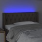 vidaXL Cabecero con LED de tela gris taupe 103x16x78/88 cm vidaXL Cabecero con LED de tela gris taupe 103x16x78/88 cm