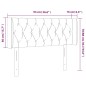 vidaXL Cabecero con LED de terciopelo gris claro 93x16x78/88 cm vidaXL Cabecero con LED de terciopelo gris claro 93x16x78/88 cm