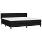 vidaXL Cama box spring con colchón tela negro 200x200 cm vidaXL Cama box spring con colchón tela negro 200x200 cm