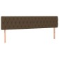 vidaXL Cama box spring con colchón tela marrón oscuro 180x200 cm vidaXL Cama box spring con colchón tela marrón oscuro 180x200 cm