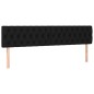 vidaXL Cama box spring colchón y luces LED tela negro 200x200 cm vidaXL Cama box spring colchón y luces LED tela negro 200x200 cm