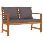 vidaXL Juego comedor jardín con cojines 9 piezas madera maciza acacia vidaXL Juego comedor jardín con cojines 9 piezas madera maciza acacia