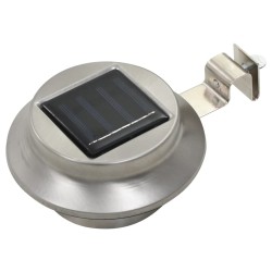 vidaXL Lámparas solares de exterior LED redondas 6 uds 12 cm blanco