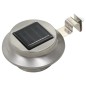 vidaXL Lámparas solares de exterior LED redondas 6 uds 12 cm blanco vidaXL Lámparas solares de exterior LED redondas 6 uds 12 cm blanco