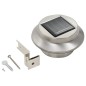 vidaXL Lámparas solares de exterior LED redondas 6 uds 12 cm blanco vidaXL Lámparas solares de exterior LED redondas 6 uds 12 cm blanco