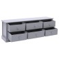 vidaXL Banco de entrada de madera gris oscuro 115x30x40 cm vidaXL Banco de entrada de madera gris oscuro 115x30x40 cm