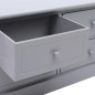 vidaXL Banco de entrada de madera gris oscuro 115x30x40 cm vidaXL Banco de entrada de madera gris oscuro 115x30x40 cm