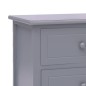 vidaXL Banco de entrada de madera gris oscuro 115x30x40 cm vidaXL Banco de entrada de madera gris oscuro 115x30x40 cm