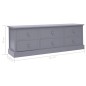 vidaXL Banco de entrada de madera gris oscuro 115x30x40 cm vidaXL Banco de entrada de madera gris oscuro 115x30x40 cm