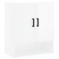 vidaXL Armario de pared madera de ingeniería blanco brillo 60x31x70 cm vidaXL Armario de pared madera de ingeniería blanco brillo 60x31x70 cm