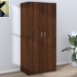 vidaXL Armario madera contrachapada color roble marrón 80x52x180 cm vidaXL Armario madera contrachapada color roble marrón 80x52x180 cm