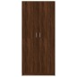 vidaXL Armario madera contrachapada color roble marrón 80x52x180 cm vidaXL Armario madera contrachapada color roble marrón 80x52x180 cm