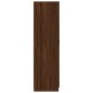 vidaXL Armario madera contrachapada color roble marrón 80x52x180 cm vidaXL Armario madera contrachapada color roble marrón 80x52x180 cm