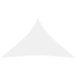vidaXL Toldo de vela triangular tela Oxford blanco 3x3x3 m vidaXL Toldo de vela triangular tela Oxford blanco 3x3x3 m