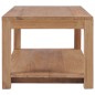 vidaXL Mesa de centro de madera maciza de teca 100x50x40 cm vidaXL Mesa de centro de madera maciza de teca 100x50x40 cm