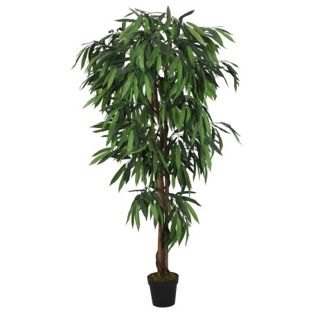 vidaXL Árbol de mango artificial con 900 hojas verde 180 cm
