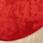 vidaXL Alfombra de pelo corto OVIEDO roja Ø 100 cm vidaXL Alfombra de pelo corto OVIEDO roja Ø 100 cm