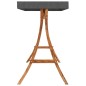 vidaXL Tumbona columpio con toldo madera maciza abeto acabado de teca vidaXL Tumbona columpio con toldo madera maciza abeto acabado de teca