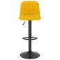 vidaXL Taburetes de cocina 2 unidades terciopelo amarillo vidaXL Taburetes de cocina 2 unidades terciopelo amarillo