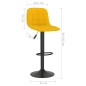 vidaXL Taburetes de cocina 2 unidades terciopelo amarillo vidaXL Taburetes de cocina 2 unidades terciopelo amarillo