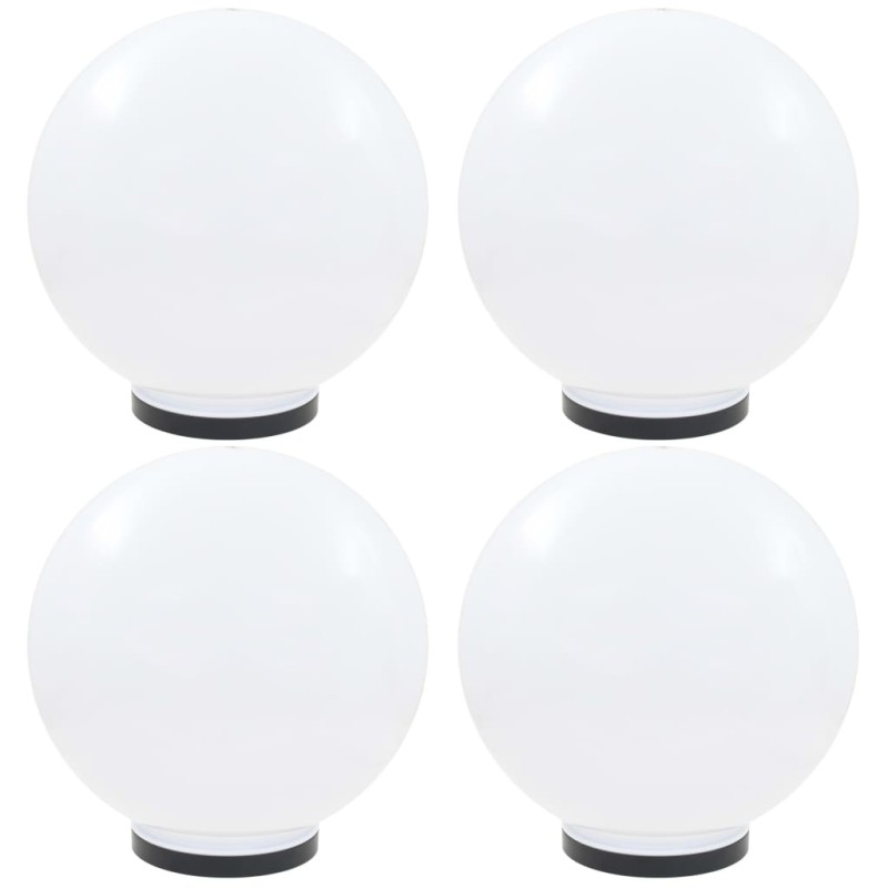 vidaXL Lámparas de bola LED 4 unidades esféricas PMMA 40 cm vidaXL Lámparas de bola LED 4 unidades esféricas PMMA 40 cm