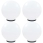 vidaXL Lámparas de bola LED 4 unidades esféricas PMMA 40 cm vidaXL Lámparas de bola LED 4 unidades esféricas PMMA 40 cm