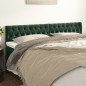 vidaXL Cabeceros 2 unidades de terciopelo verde oscuro 90x7x78/88 cm vidaXL Cabeceros 2 unidades de terciopelo verde oscuro 90x7x78/88 cm