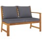 vidaXL Juego de muebles jardín 6 pzas con cojines madera maciza acacia vidaXL Juego de muebles jardín 6 pzas con cojines madera maciza acacia