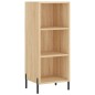 vidaXL Aparador de madera contrachapada roble Sonoma 34,5x34x180 cm vidaXL Aparador de madera contrachapada roble Sonoma 34,5x34x180 cm