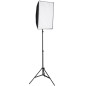 vidaXL Kit de estudio fotográfico con luces softbox fondo y reflector vidaXL Kit de estudio fotográfico con luces softbox fondo y reflector