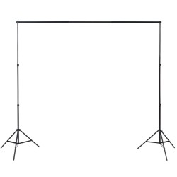 vidaXL Kit de estudio fotográfico con luces, fondo y reflector