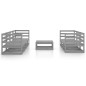vidaXL Muebles de jardín 8 piezas gris madera maciza de pino vidaXL Muebles de jardín 8 piezas gris madera maciza de pino