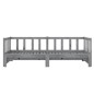 vidaXL Sofá cama extraíble madera maciza de pino gris 2x(90x200) cm vidaXL Sofá cama extraíble madera maciza de pino gris 2x(90x200) cm