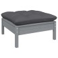 vidaXL Juego de muebles de jardín 7 pzas y cojines madera maciza pino vidaXL Juego de muebles de jardín 7 pzas y cojines madera maciza pino