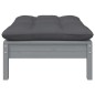 vidaXL Juego de muebles de jardín 7 pzas y cojines madera maciza pino vidaXL Juego de muebles de jardín 7 pzas y cojines madera maciza pino