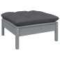 vidaXL Juego de muebles de jardín 5 pzas y cojines madera maciza pino vidaXL Juego de muebles de jardín 5 pzas y cojines madera maciza pino