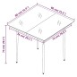 vidaXL Set comedor de jardín 3 pzas y cojines ratán sintético y vidrio vidaXL Set comedor de jardín 3 pzas y cojines ratán sintético y vidrio
