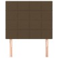 vidaXL Cabeceros 2 unidades de tela marrón oscuro 90x5x78/88 cm vidaXL Cabeceros 2 unidades de tela marrón oscuro 90x5x78/88 cm
