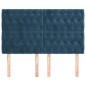vidaXL Cabeceros 4 unidades terciopelo azul oscuro 72x7x78/88 cm vidaXL Cabeceros 4 unidades terciopelo azul oscuro 72x7x78/88 cm