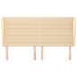 vidaXL Cabecero con orejas de tela color crema 163x23x118/128 cm vidaXL Cabecero con orejas de tela color crema 163x23x118/128 cm