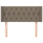 vidaXL Cabecero de tela gris taupe 93x16x78/88 cm vidaXL Cabecero de tela gris taupe 93x16x78/88 cm