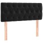 vidaXL Cabecero con LED de terciopelo negro 100x7x78/88 cm vidaXL Cabecero con LED de terciopelo negro 100x7x78/88 cm