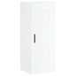 vidaXL Aparador alto madera contrachapada blanco brillo 34,5x34x180 cm vidaXL Aparador alto madera contrachapada blanco brillo 34,5x34x180 cm