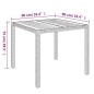 vidaXL Set comedor de jardín 3 pzas con cojines ratán sintético negro vidaXL Set comedor de jardín 3 pzas con cojines ratán sintético negro
