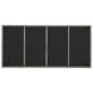 vidaXL Set comedor jardín 9 pzas y cojines ratán sintético gris vidaXL Set comedor jardín 9 pzas y cojines ratán sintético gris