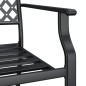 vidaXL Juego de comedor de jardín 5 piezas acero gris antracita