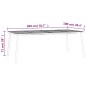 vidaXL Juego de comedor de jardín 11 piezas acero gris antracita vidaXL Juego de comedor de jardín 11 piezas acero gris antracita