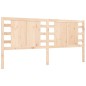 vidaXL Estructura de cama de matrimonio con cabecero madera maciza vidaXL Estructura de cama de matrimonio con cabecero madera maciza