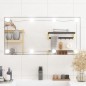 vidaXL Espejo de pared rectangular con luces LED vidrio 40x80 cm vidaXL Espejo de pared rectangular con luces LED vidrio 40x80 cm