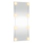 vidaXL Espejo de pared rectangular con luces LED vidrio 40x80 cm vidaXL Espejo de pared rectangular con luces LED vidrio 40x80 cm